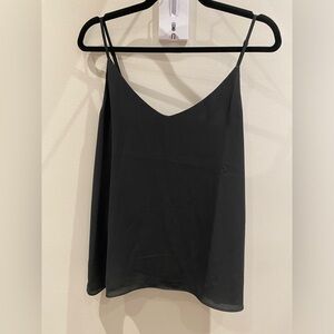 Reitmans- black sleeveless blouse, size medium.